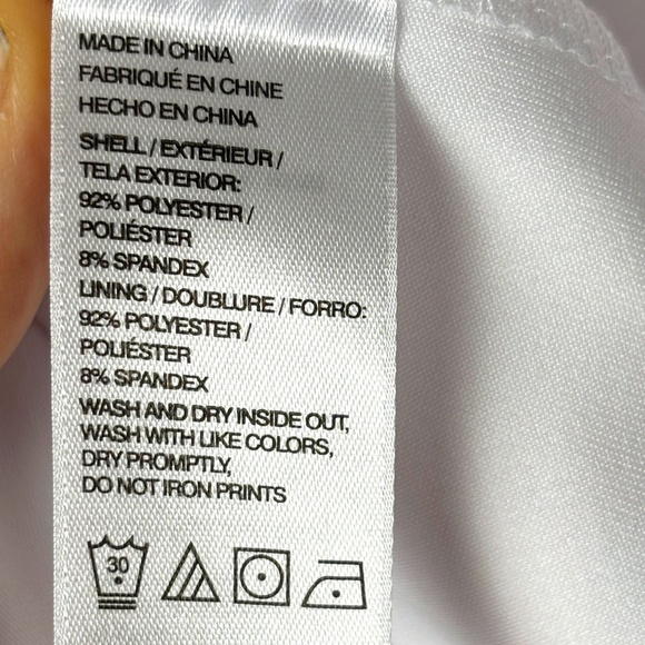 Izod Golf Womens SKORT Skirt w Shorts Sz 10 Zip 3 pocket Athleisure Active Sport - Picture 10 of 13